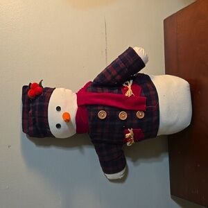 Vintage Target Weighted Fabric Snowman